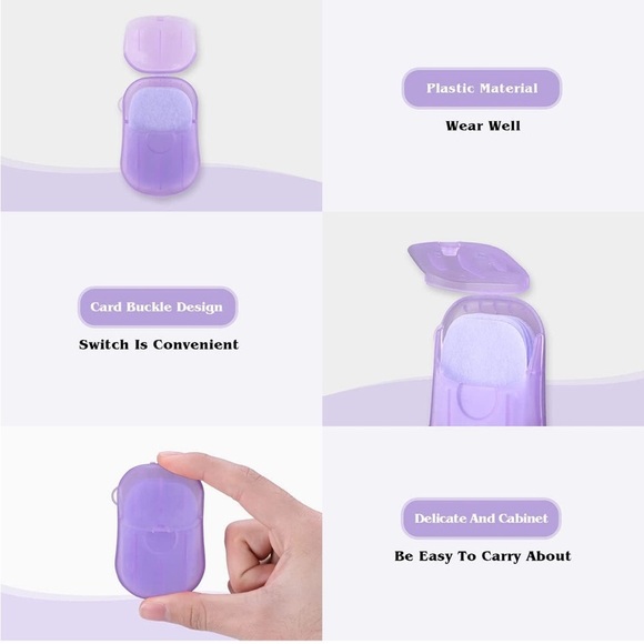 3 packs 60 Paper Soap Sheets - Picture 6 of 9